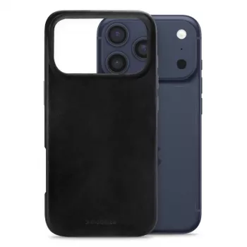 Capa premium em pele Mio Mobilize compatível com Magsafe para Apple iPhone 17 Pro preta