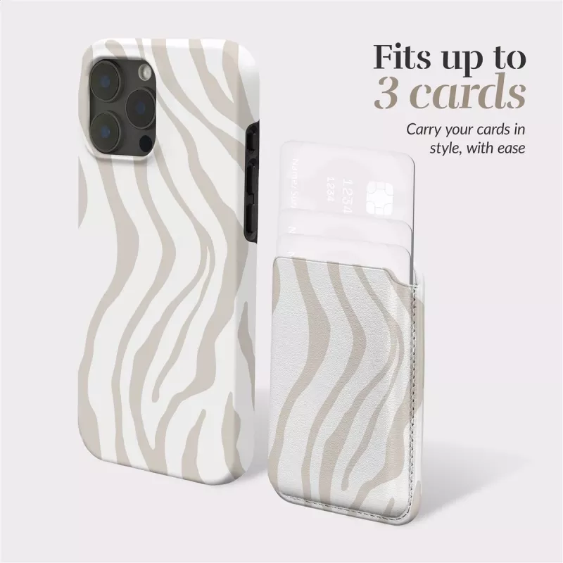 Capa Magsafe MIO Sandy Zebra Compatível com Porta-cartões