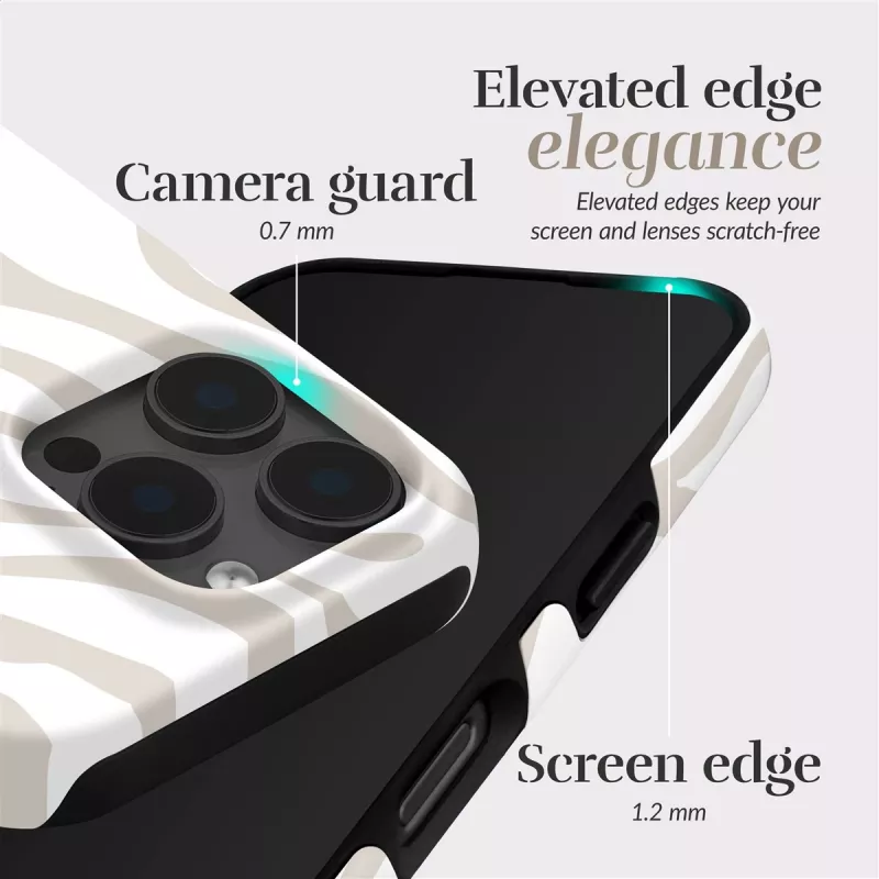 Capa Magsafe MIO Sandy Zebra Compatível com iPhone 16 Plus