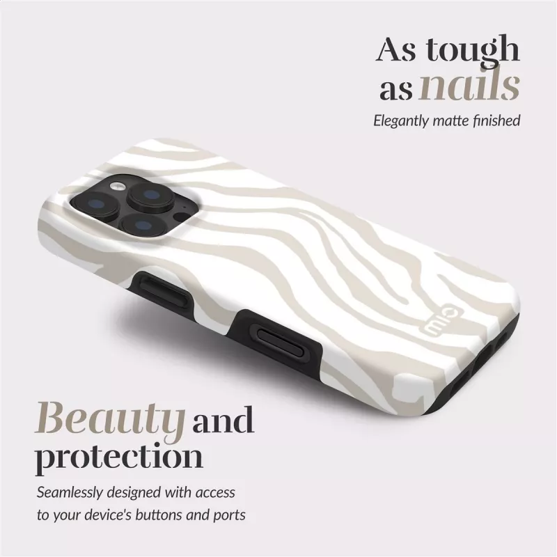 Capa Magsafe MIO Sandy Zebra Compatível com Samsung S25+ 5G