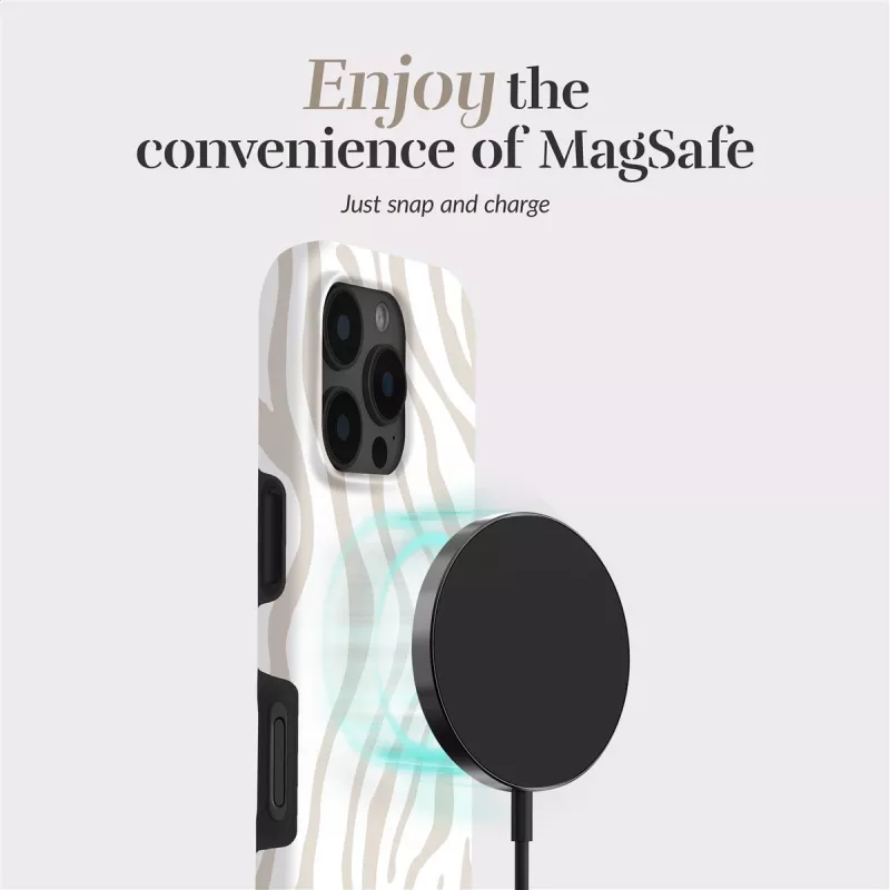 Capa Magsafe MIO Sandy Zebra Compatível com Samsung S25+ 5G