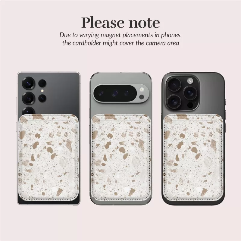 Capa Magsafe MIO Soft Terrazzo Compatível com Porta-cartões