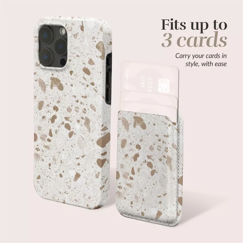 Capa Magsafe MIO Soft Terrazzo Compatível com Porta-cartões