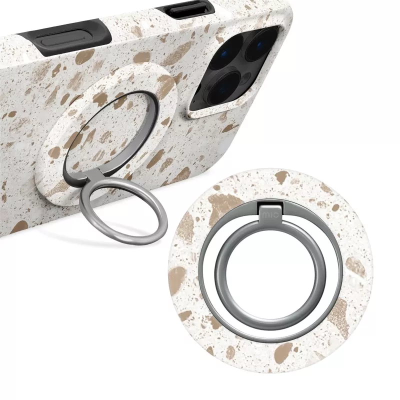 Capa Magsafe MIO Soft Terrazzo Compatível com Suporte de anel