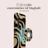 Capa Magsafe MIO Swirl compatível com suporte de anel