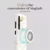 Capa MIO White Roses compatível com MagSafe com suporte para anel