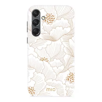 MIO White Roses Magsafe Capa Compatível para Samsung S24 5G