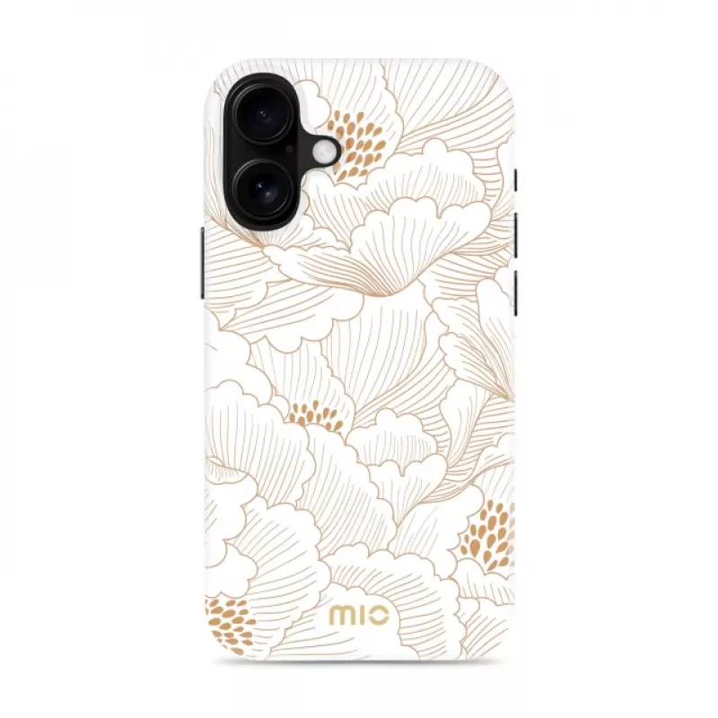 MIO White Roses Magsafe Compatível com iPhone 16 Plus