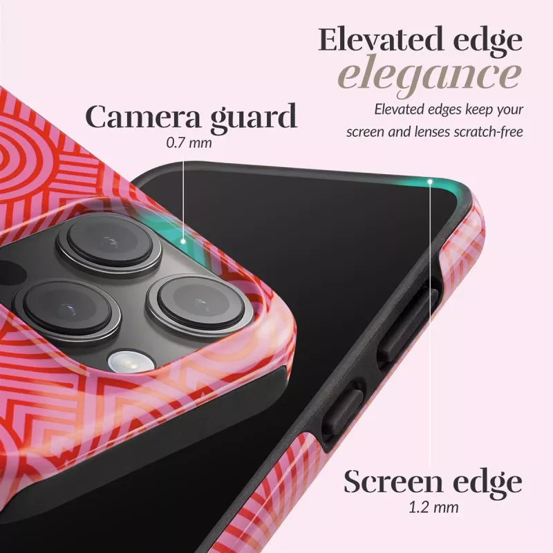 Capa MIO Wild Hearts compatível com Magsafe para iPhone 13/14/15