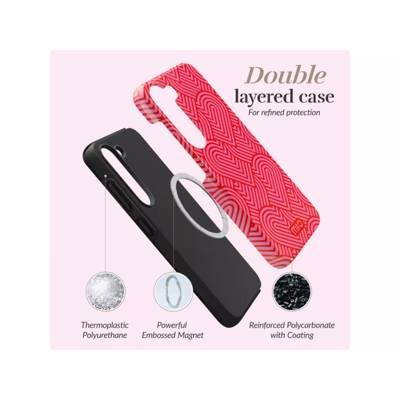 MIO Wild Hearts compatível com MagSafe para Samsung S25 5G