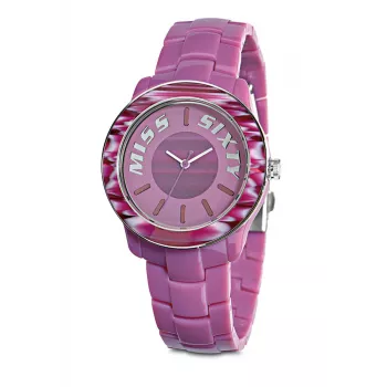MISS SIXTY relógio de mulher de quartzo analógico R0753122502 39mm aço inoxidável bracelete Milanese Mesh