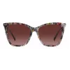 Óculos de sol MISSONI mulher Butterfly MIS0106SX193X - armação de acetato com padrão castanho, lentes degradê castanhas, proteção UV400