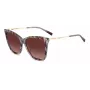Óculos de sol MISSONI mulher Butterfly MIS0106SX193X - armação de acetato com padrão castanho, lentes degradê castanhas, proteção UV400