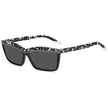 Missoni Óculos de sol de mulher borboleta MIS0263STCB - armação preta, lentes cinzentas degradê 63 mm