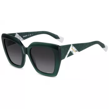 Óculos de sol de mulher MISSONI formato olho de gato MIS0197S1ED Havana/Castanho degradê 54mm