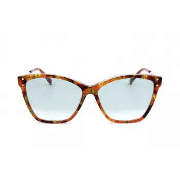MISSONI óculos de sol para mulher MIS0003S2NL - Havana acetato cat eye com lentes degradê castanhas