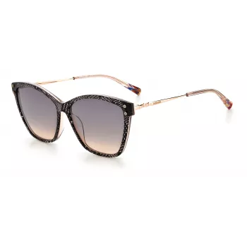 Óculos de sol de mulher MISSONI MIS0003SKDXFF - Armação de acetato de aro completo com lentes degradê 56/14/140 mm