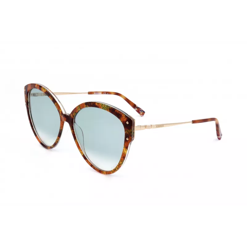 Óculos de sol de mulher MISSONI MIS0004S2NL borboleta armação de acetato UV400