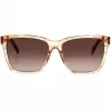 Óculos de sol de mulher MISSONI Mis0008sHR3HA Havana castanho degradê quadrados acetato 56 mm