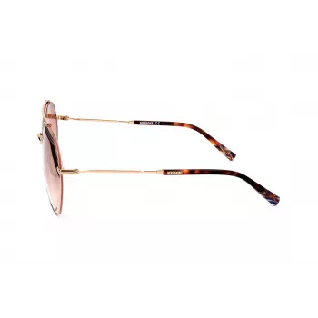 Óculos de sol de mulher MISSONI MIS0015STNG borboleta armação de acetato UV400 lentes cinzentas 60/15/145 mm