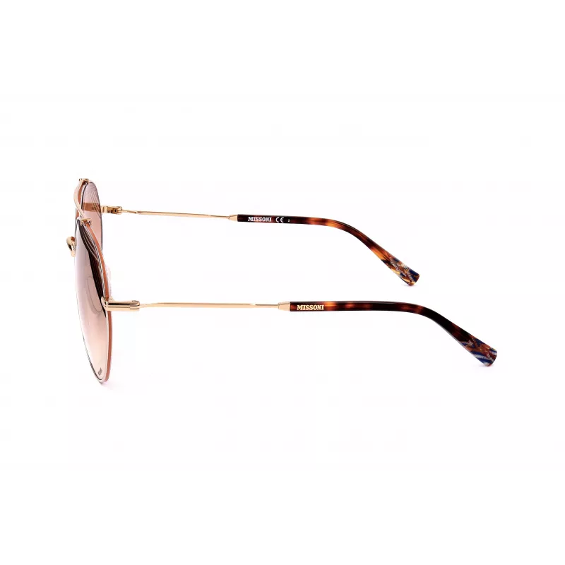 Óculos de sol de mulher MISSONI MIS0015STNG borboleta armação de acetato UV400 lentes cinzentas 60/15/145 mm