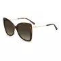 MISSONI óculos de sol para mulher MIS0083S086 - armação borboleta em acetato, lentes degradê castanhas, 58 mm