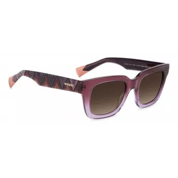 Óculos de sol de mulher MISSONI MIS0103S0T7HA Havana castanho degradê 50mm