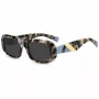Óculos de sol de mulher MISSONI MIS0220SC9K Armação quadrada de acetato Havana Lente cinzenta degradê 52/20/140 mm