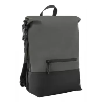 Mochila rolltop MOBILIS Two-Tone 14-16 cinzento/preto 25L