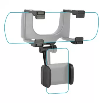 Mobilis suporte universal para espelho retrovisor de automóvel para smartphones
