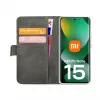 Mobilize Classic Gelly Wallet Book Case para Xiaomi Redmi Note 15 5G, Preto