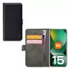 Mobilize Classic Gelly Wallet Book Case para Xiaomi Redmi Note 15 5G, Preto