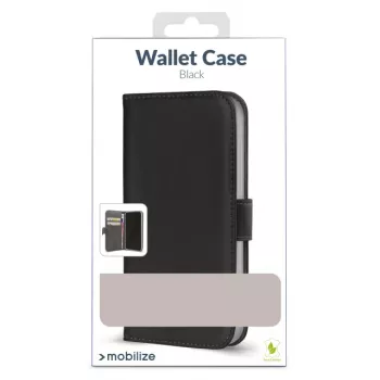 Mobilize Classic Gelly Wallet Book Case para Xiaomi Redmi Note 15 5G, Preto