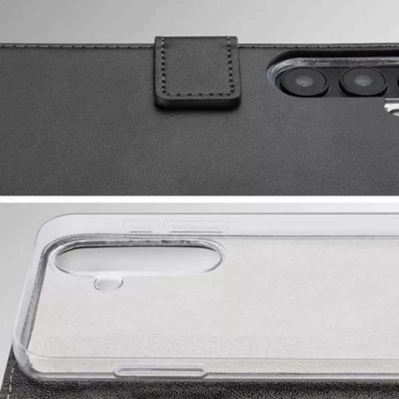 Mobilize Classic Gelly Wallet Book Case para Xiaomi Redmi Note 15 Pro 5G, Preto