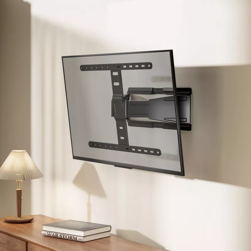 Suporte de parede fixo para TV MOBILUX Sbox PLB-79464 – para ecrãs de 43-90 polegadas, capacidade de carga 50 kg, VESA até 600x400 mm, Preto