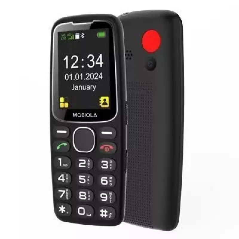 Mobiola MB4120 Telemóvel básico, Preto