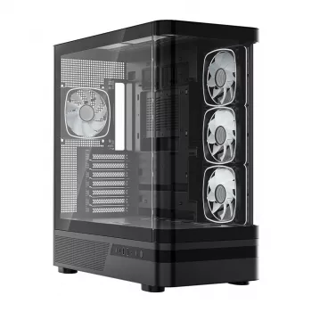 Caixa de PC Midi-Tower MODECOM Volcano AQ100 ARGB - Preto