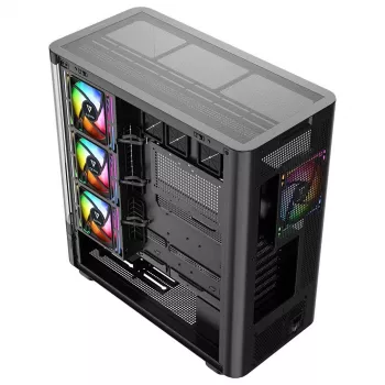 Caixa de PC Midi-Tower MODECOM Volcano AQ100 ARGB - Preto