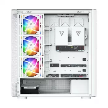 Caixa Mid Tower MODECOM Volcano AQ300 ARGB branca