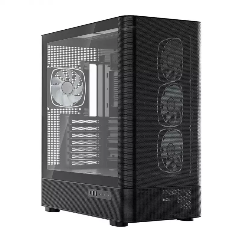 Caixa Midi Tower MODECOM Volcano AQ300 ARGB Black