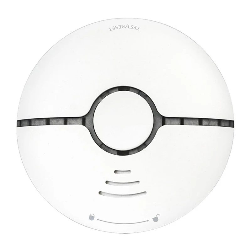MOES WSS-S-SSD-A detetor de fumo fotoelétrico Wi-Fi com notificações na app Tuya, sirene de 85dB, alimentação por pilha CR123A, compatível com Alexa e Google Assistant, branco