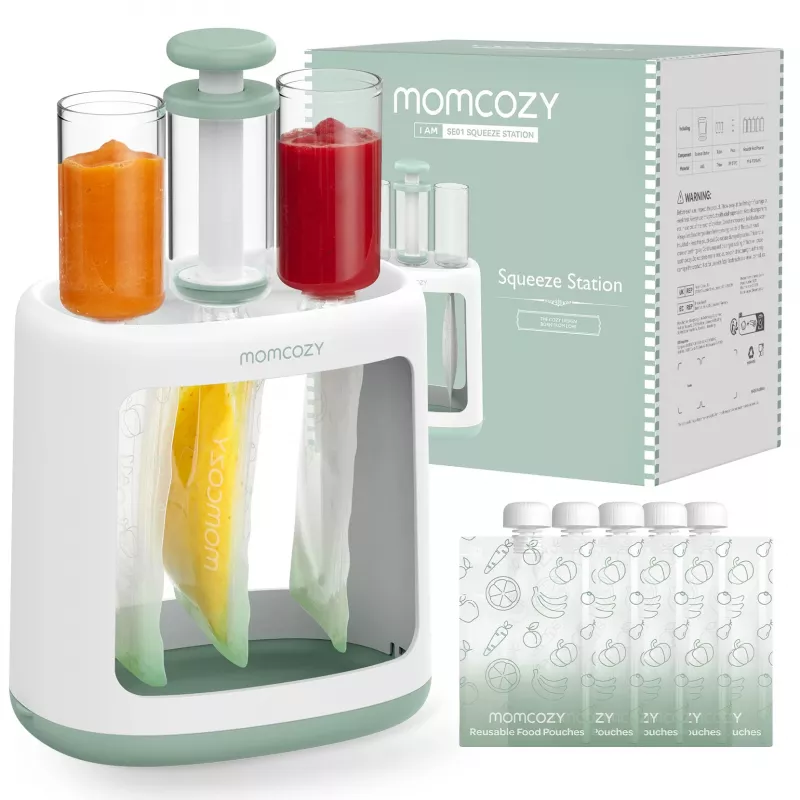 MOMCOZY SE01 Máquina de papas para bebé para purés e conservação de alimentos