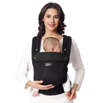 MOMCOZY BC001 Porta-bebé recém-nascido a criança Air Mesh Preto