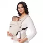 MOMCOZY BC001 Porta-bebé recém-nascido até criança pequena algodão caqui