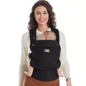 Momcozy BC001 marsúpio para bebé preto 3-20 kg