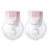 Momcozy S12 Pro Quick Pink Pack duplo Bomba de extração de leite com copos Sem fios Duplo Rosa