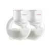 MOMCOZY S12 PRO+ Bomba de extração de leite vestível Branco Pack duplo