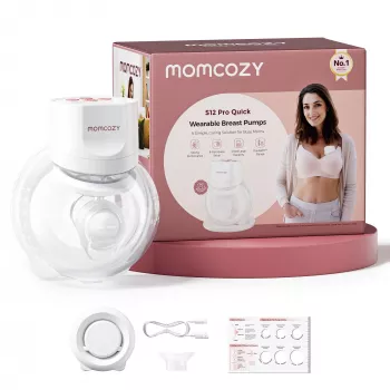 MOMCOZY S12 PRO+ Bomba de leite portátil Branco embalagem individual