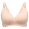 Momcozy YN46 Sutiã de Amamentação Sem Costuras com Padrão Floral e Suporte Push-up Bege Tamanho M