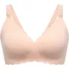 Momcozy YN46 Sutiã de suporte sem costuras com padrão floral para amamentação push-up pele L